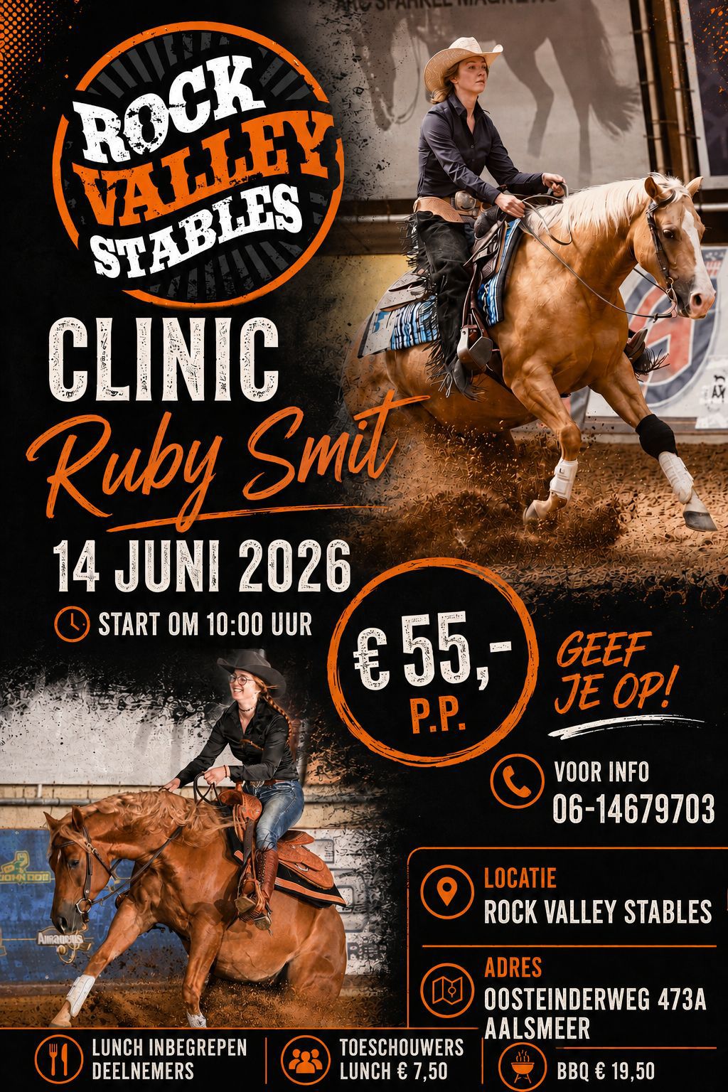 14 juni Clinic van Ruby Smit