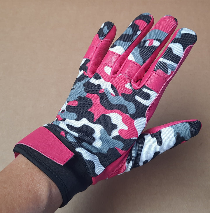 Cattleman’s Gloves – Pink Camo