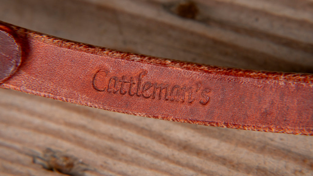Cattleman’s harness leren teugels