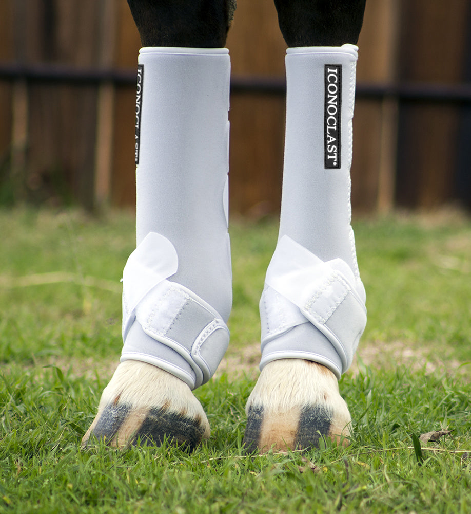 Iconoclast tall Hind Orthopedic Boot White