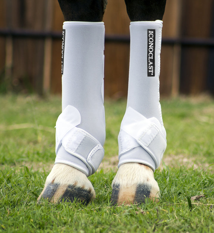 Iconoclast tall Hind Orthopedic Boot White