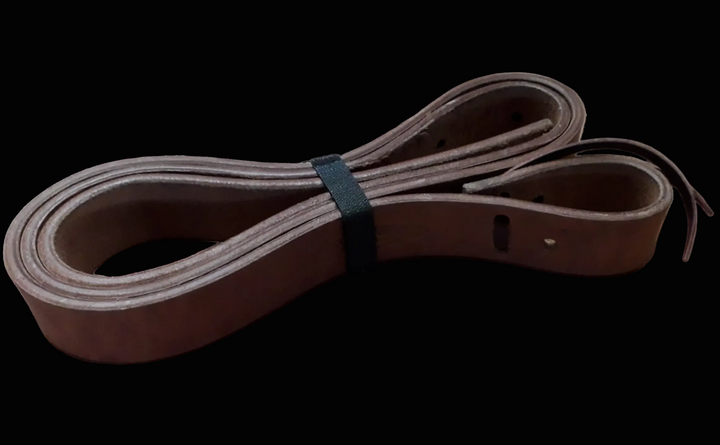 Leather latigo strap