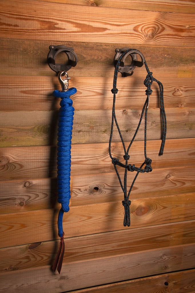 Foundation Trainingset: Premium 4-knoops stijf halster + lead
