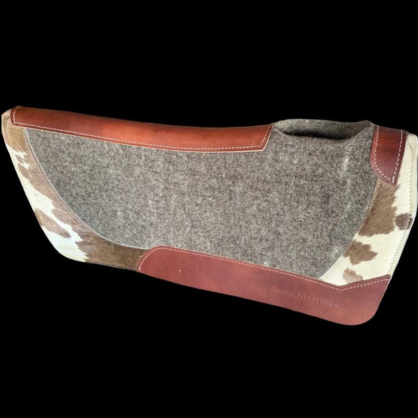 Natural wool pad with JERSEY COWHIDE