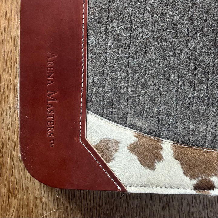 Natural wool pad with JERSEY COWHIDE
