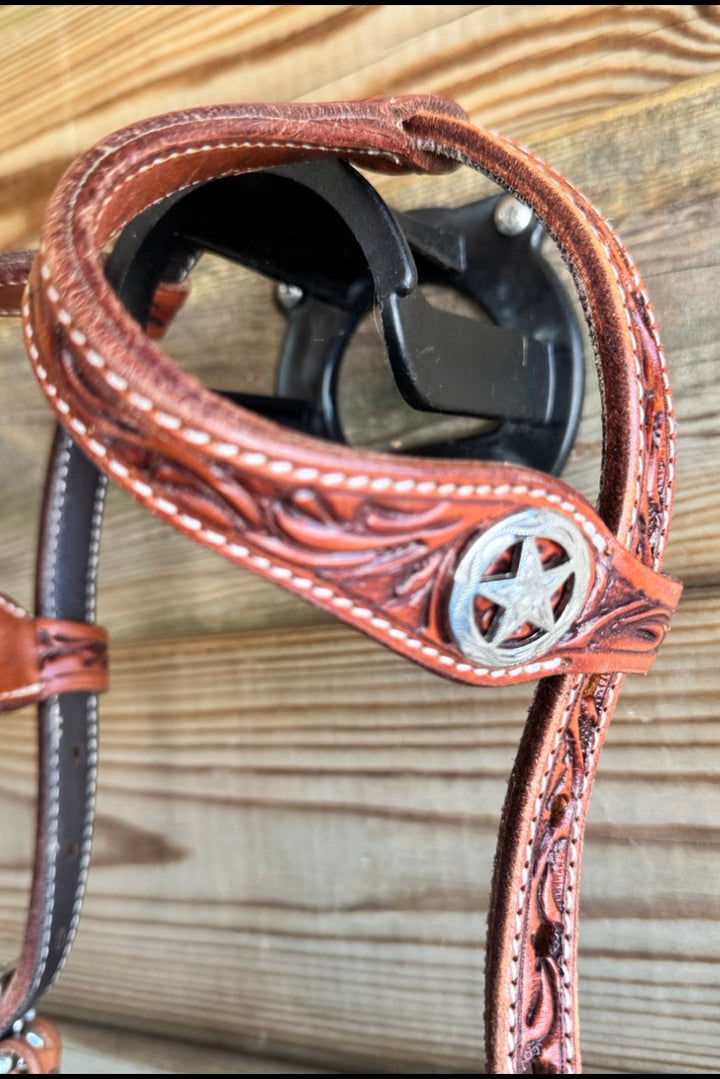 Double ear Headstall Texas