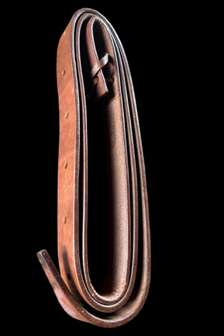 Leather latigo strap