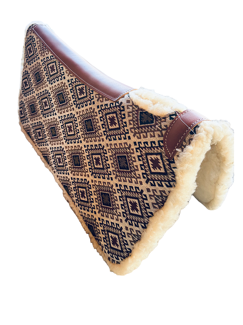 Natural wool felt ergonomic pad 