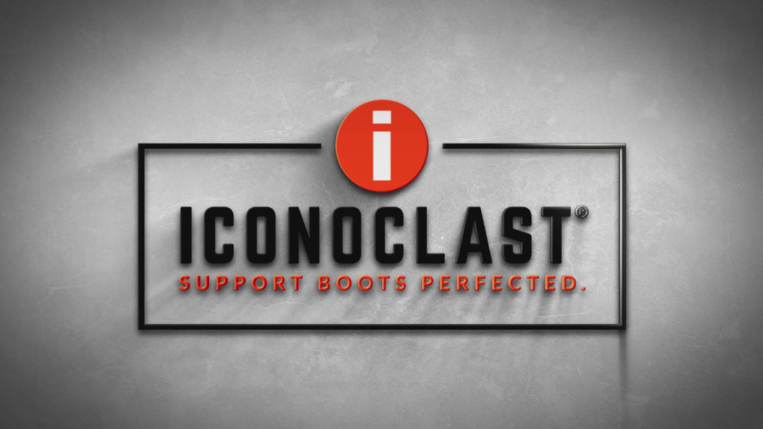 Iconoclast tall Hind Orthopedic Boot  Black